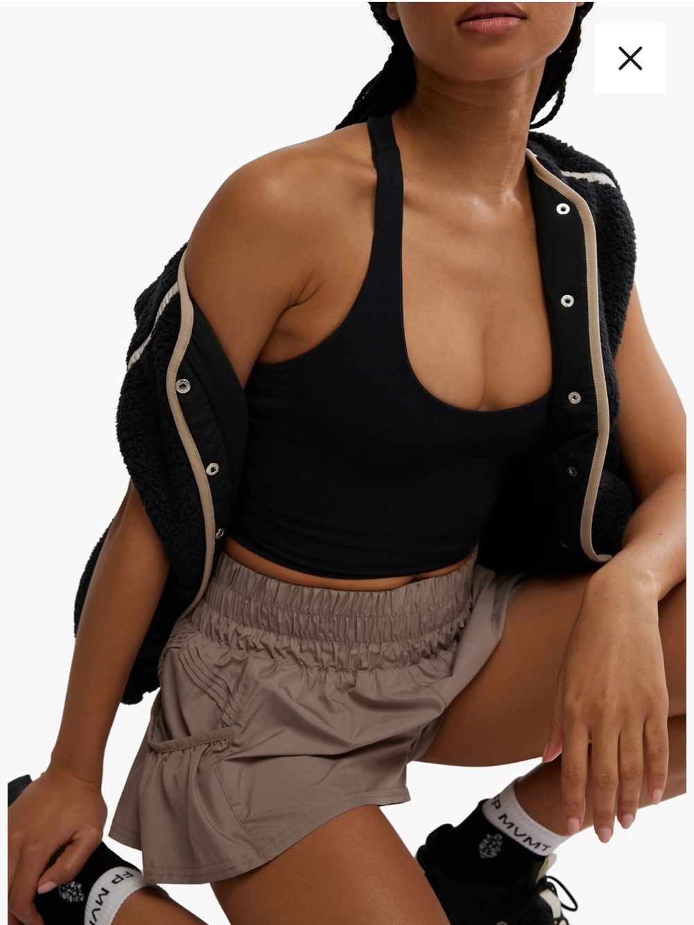 Free People Movement Women’s Black Tank Top size large.